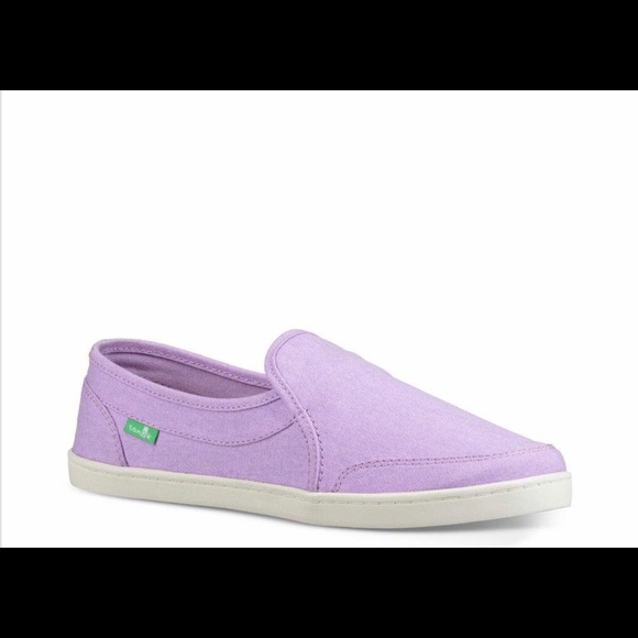 Sanuk Y Lil Pair O Dice Women’s Lavender Shoes - Picture 2 of 7